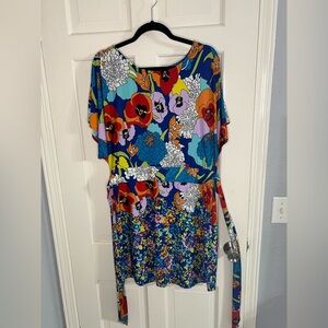 BCBGMaxAzria Multicolor Floral Dress